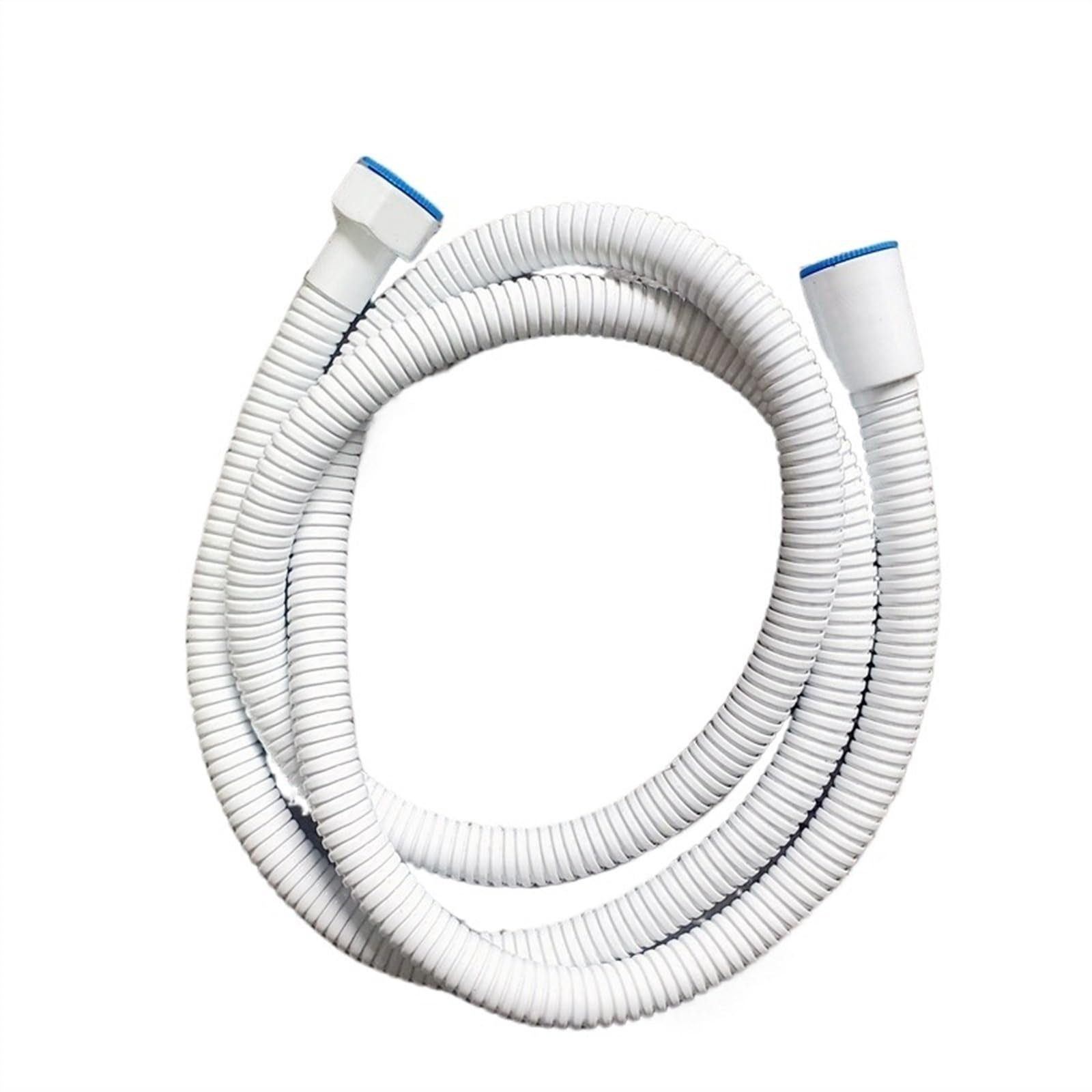 Shower Hose,Shower Pipe White Color 1.5M Stainless Steel Flexible Shower Hose Pipe