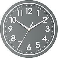 Vista 36 de AKCISOT Reloj de Pared Silencioso Sin Tic Tac Relojes de Pared Modernos Operados por Batería 10 Pulgadas, Reloj Clásico Pequeño Analógico Decorativo