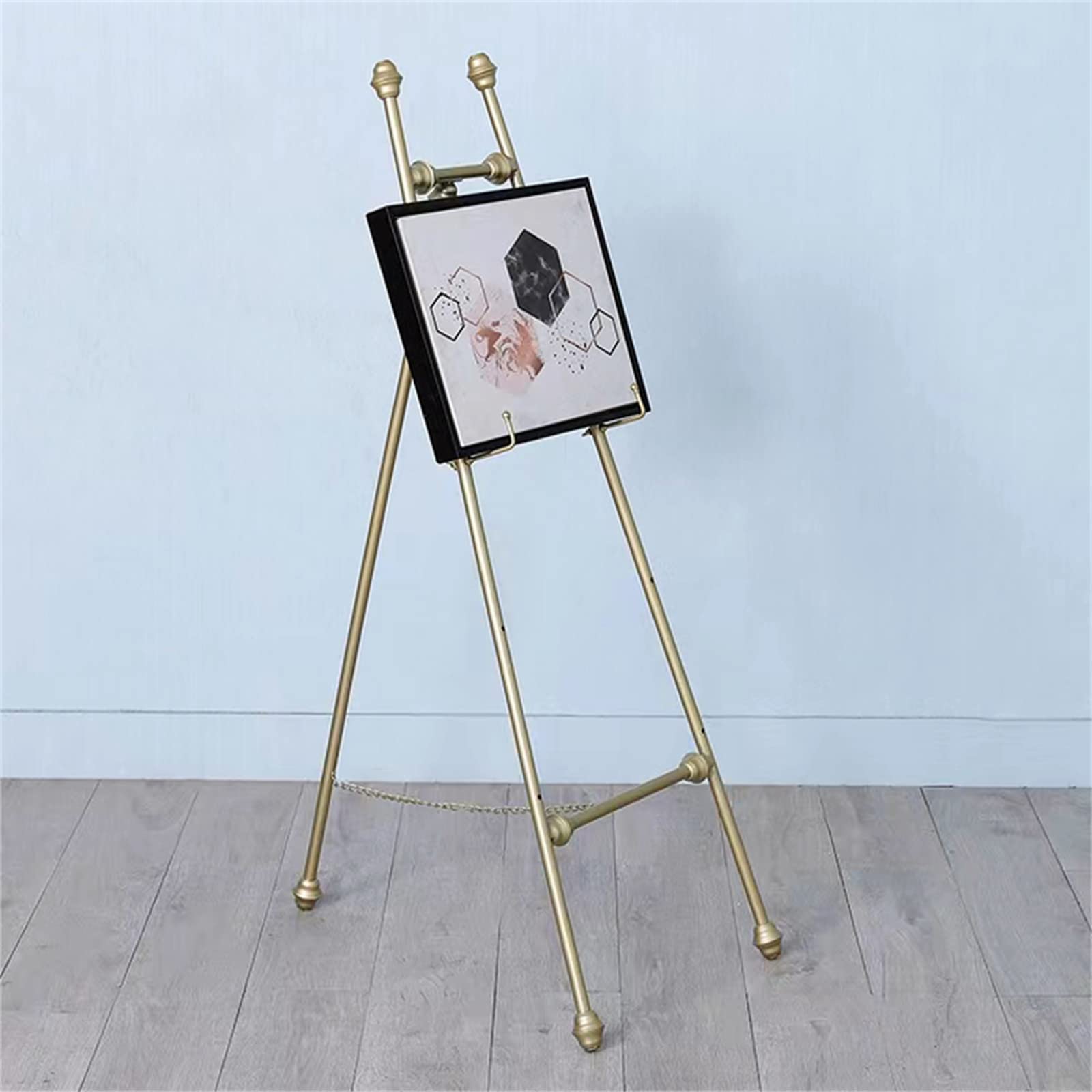 Caballete Metálico Easel Studio para Dibujo, Caballete De Arte Portátil para Adultos De 120/150 Cm, Caballete Plegable De Pie con Forma De A para Dibujo En Interiores O E,