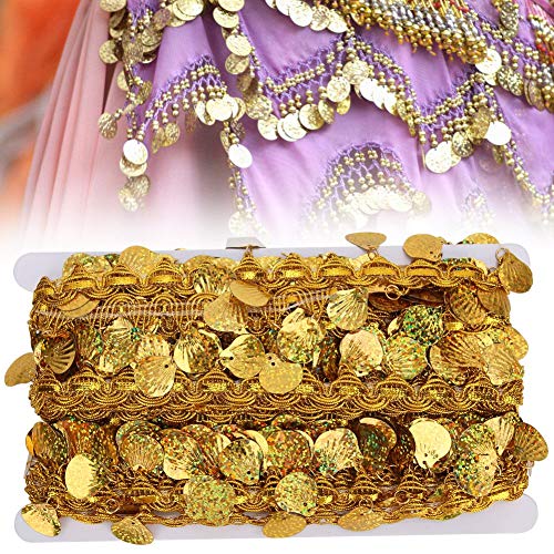 BEIJIALY Cachecol de quadril para dança do ventre de 10 jardas, cinto com borla para dança do ventre