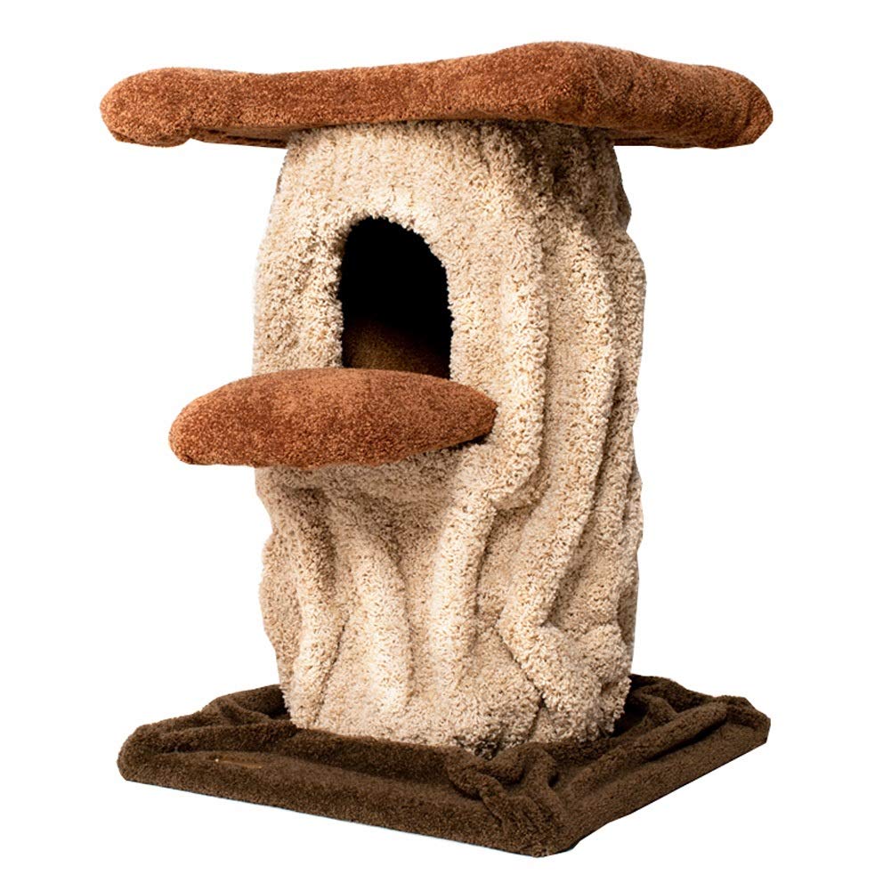 Cat Climbing Frame Tree Hole Cat House Villa Tree House Plush Castle Cat Toy Comfortable Cat Activity Centre Four Seasons Universal Run-anmy0717