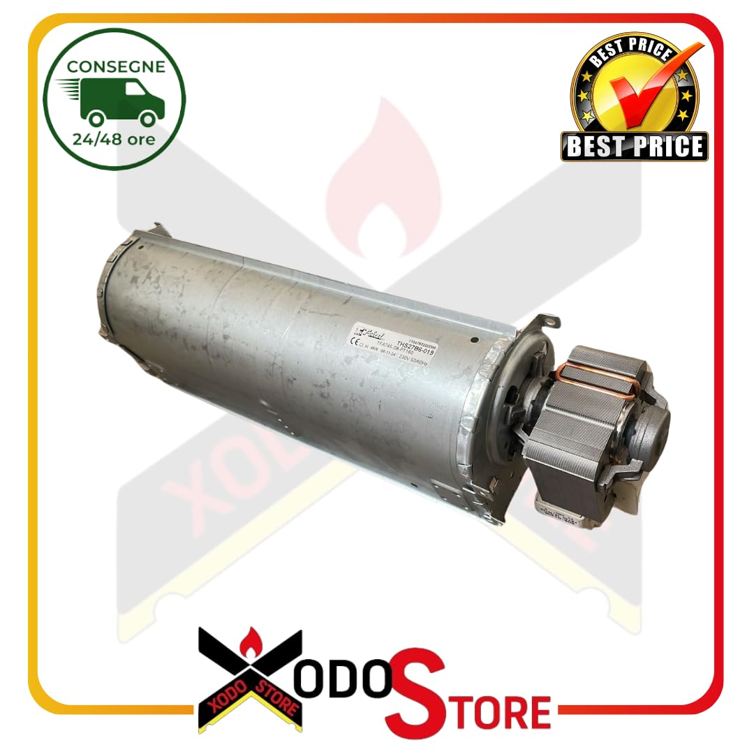Ventilatore Tangenziale ORIGINALE PER MONTEGRAPPA cod. 1040021000 Ventola 60x270 mm 45W 260 m³/h Per Caldaie LI8 Evo, LP6, LP9, LS6/9 Evo, NP7/10 Evo, NX10 Evo