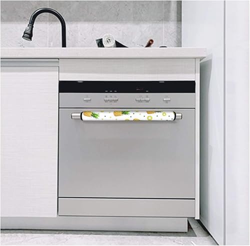 Miniatura 7 de INSTANTARTS - Protector de puerta para horno, lavavajillas, diseño de muñeco de nieve de Navidad con estampado de muñeco de nieve, para horno,