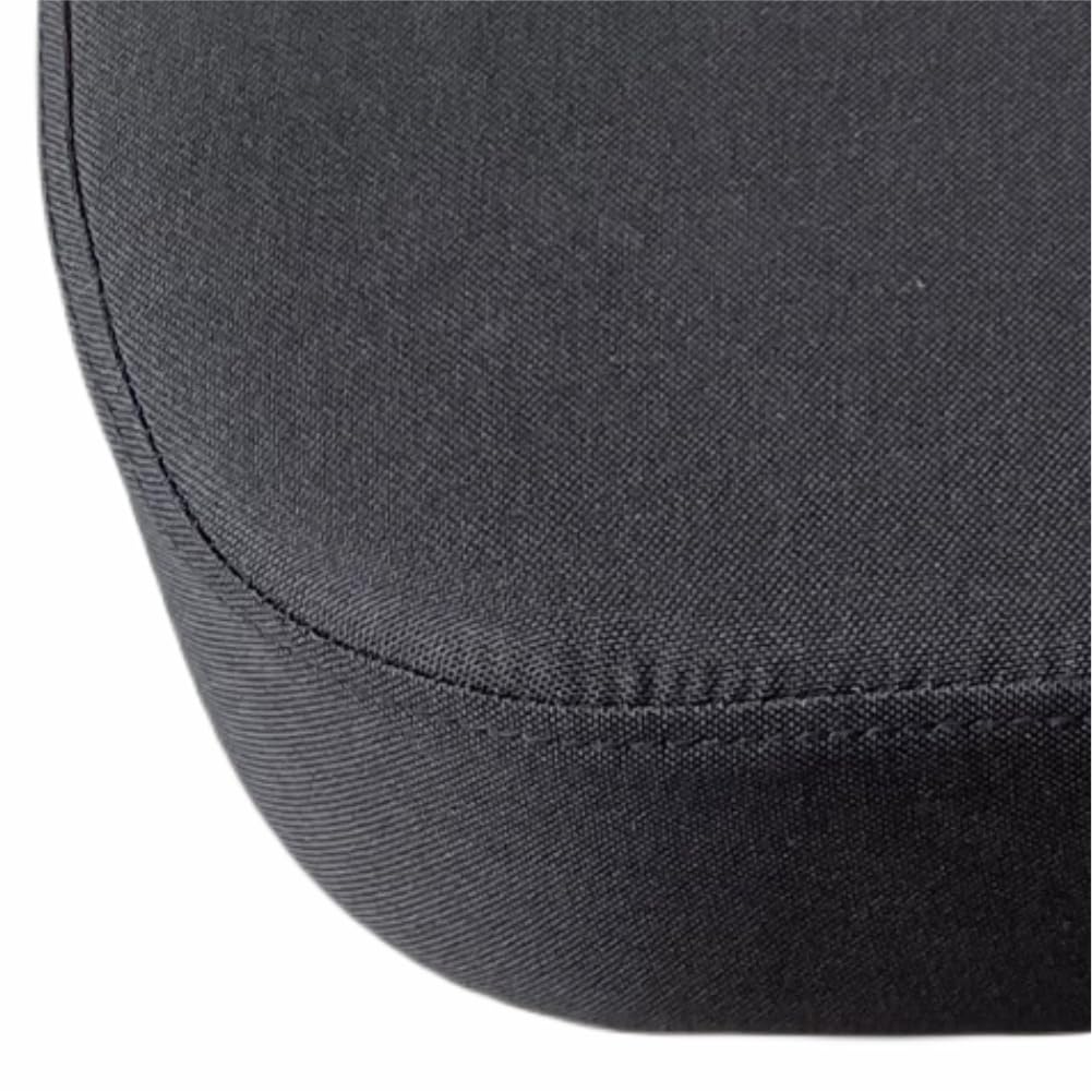 BLACK POINT O'KNEEL Basic Silla Ergonómica Profesional para arrodillarse de Lino para Oficina y Hogar, Silla Ergonómica de Rodillas. Silla Ergonómica (Funda de Lino Negro incluida)