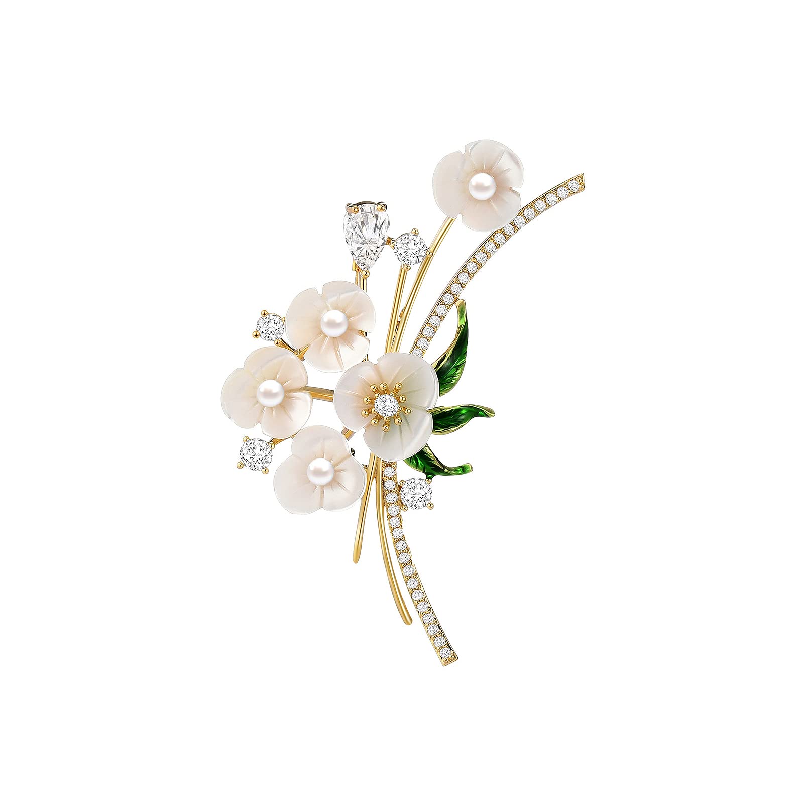 Broches para Mujer, Broche de Ramo de Flores, Broche para Traje, Solapa, Vestido