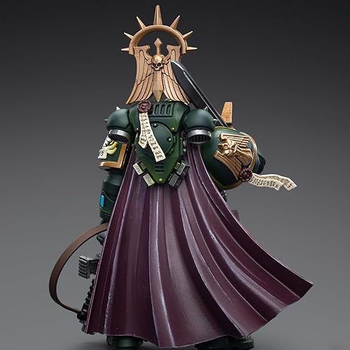 Miniatura 7 de JOYTOY Figura de acción 118 Warhammer 40,000 pre-orden Dark Angels Supreme Grand Master Azrael Anime Collection Modelo de regalo