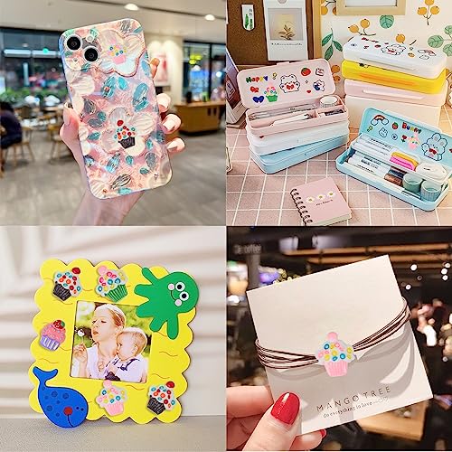 Dijes de slime para fundas de teléfono: decora fácilmente con cabujones de cupcakes 5