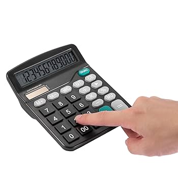 BAZIC Desktop Calculator 12-Digit Dual Power W/ Adjustable Display U2013 BAZIC Products