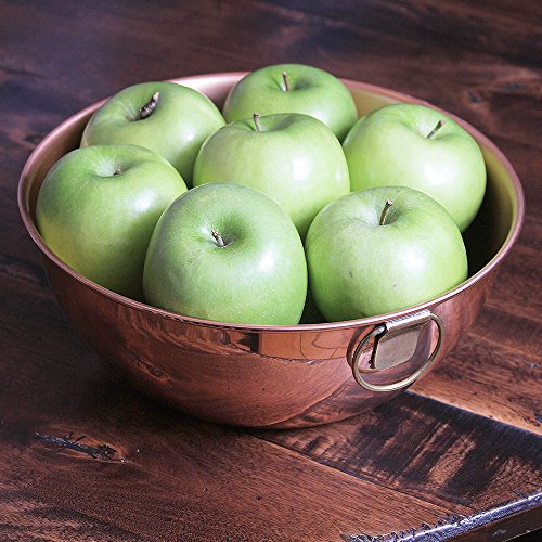 Premium Chef Quality Copper Mixing Bowl - 10.5" diameter by Alchemade