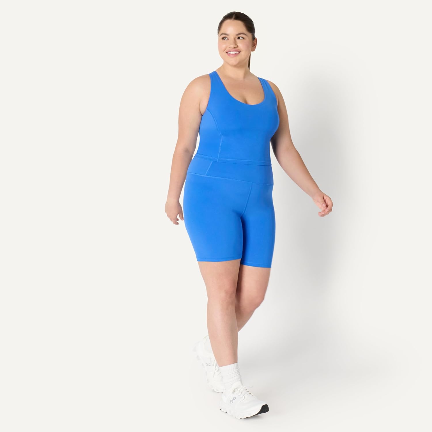 Amazon Essentials Women's Active FormFlex Buttery Soft Light Support Crop Tank with Bra - Image 8