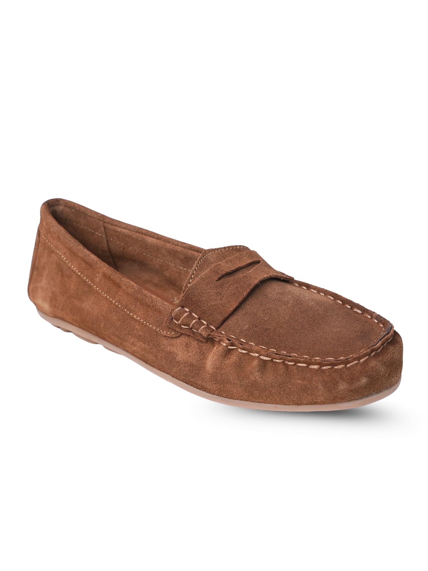 ezok W_1045 Women’s Genuine Leather Loafer Shoes | Lightweight, Comfortable & Stylish Slip-On Design with Cushioned Insole for Office, Business & Everyday Wear-picture-11