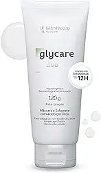 Duo Sabonete e Máscara Facial Glycare – 120g – Limpeza em Um Só Produto – Ajuda a Controlar a Oleosidade e Melhorar a Textura da Pele – Mantecorp