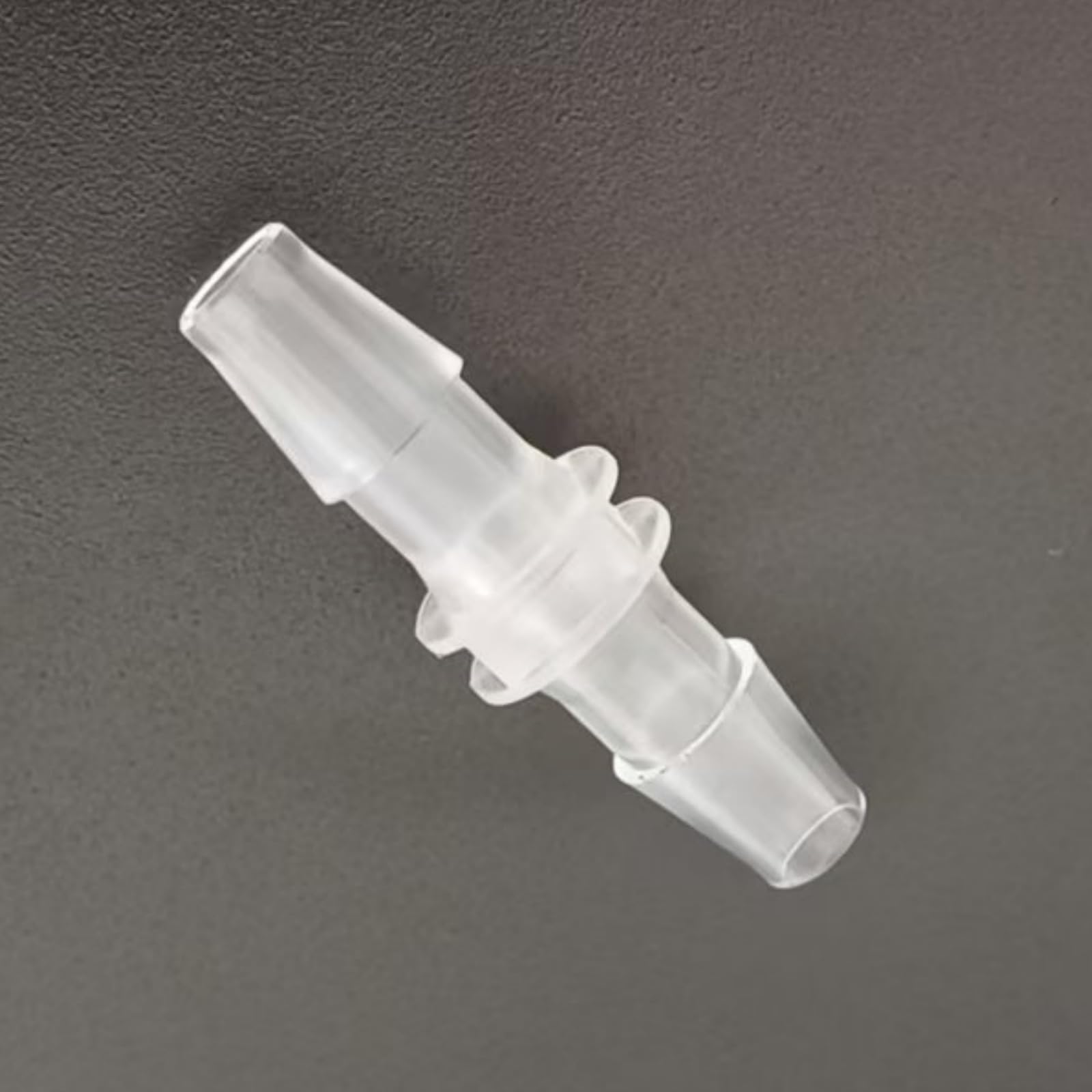 50-Pack Clear PP Equal Straight Barb Connectors for Laboratory, Food Machinery, and More(4.8mm 3/16inch)