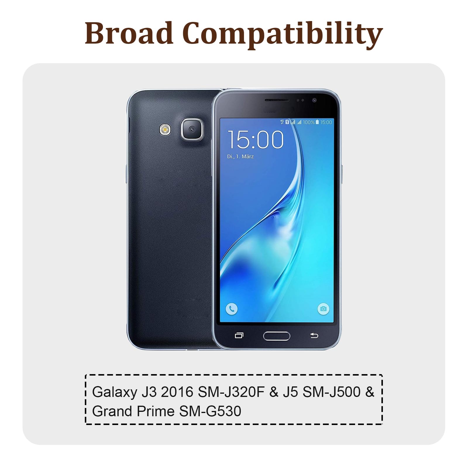 Batteria Originale Samsung EB-BG531BBE 2600mAh - Per Galaxy J3, J5 2016, Ricarica Veloce - Foto 4