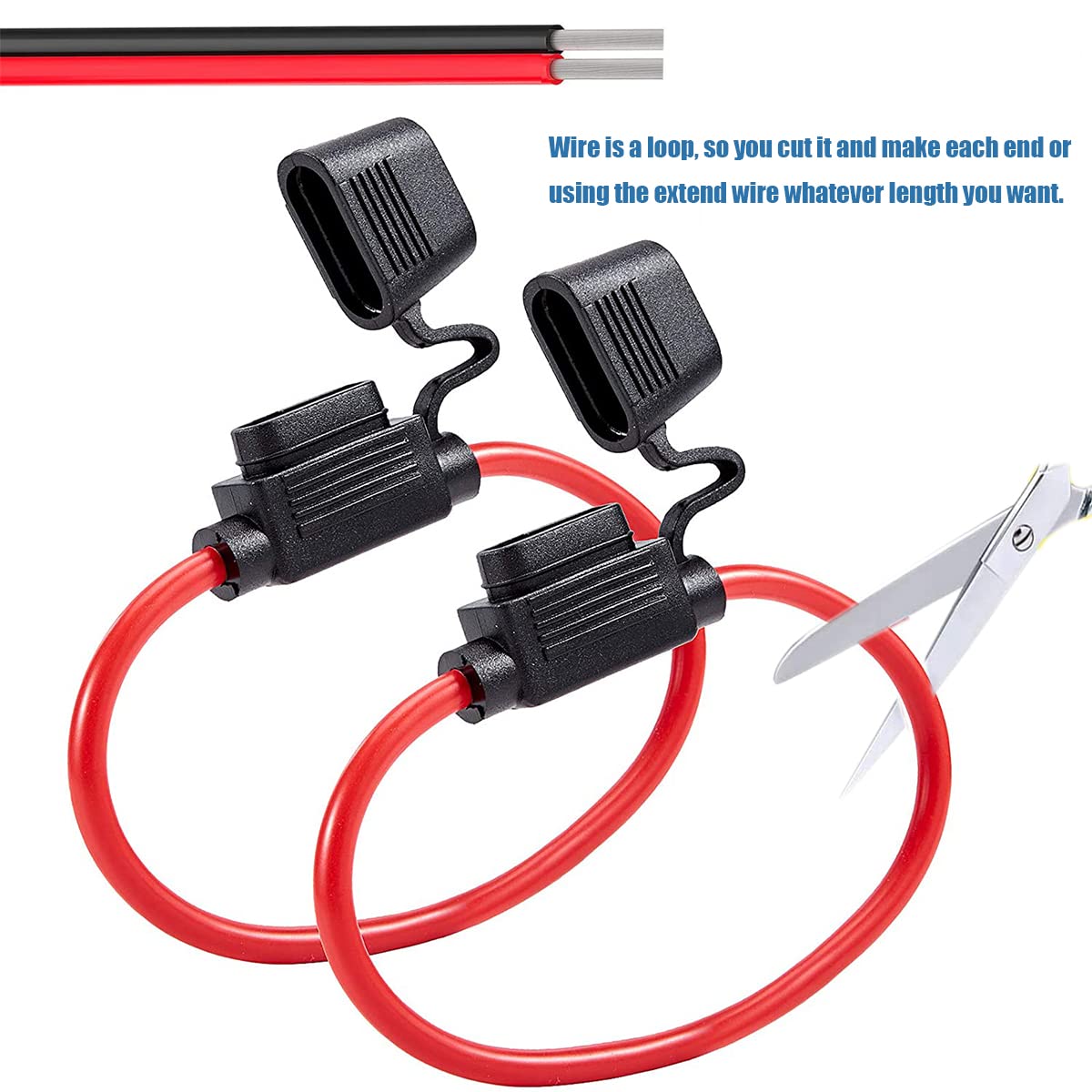 ANS-H12 Waterproof Inline MIDI Fuse Holder - DAIER