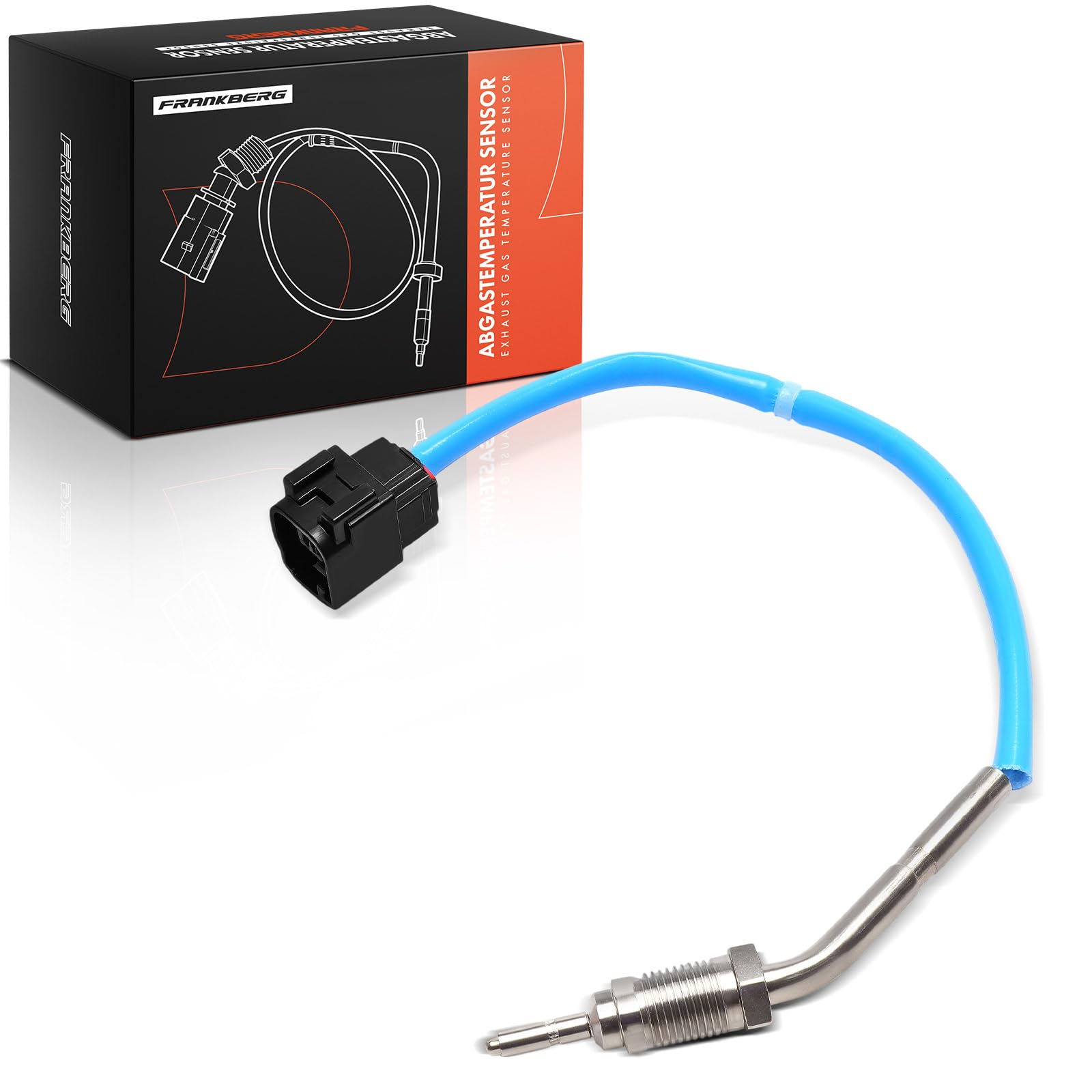 Frankberg Sensor de temperatura de gases de escape Compatible con CX-5 GH KE 6 Touring GJ GL 6 Berlina GJ GL Replace# SH1A187G0