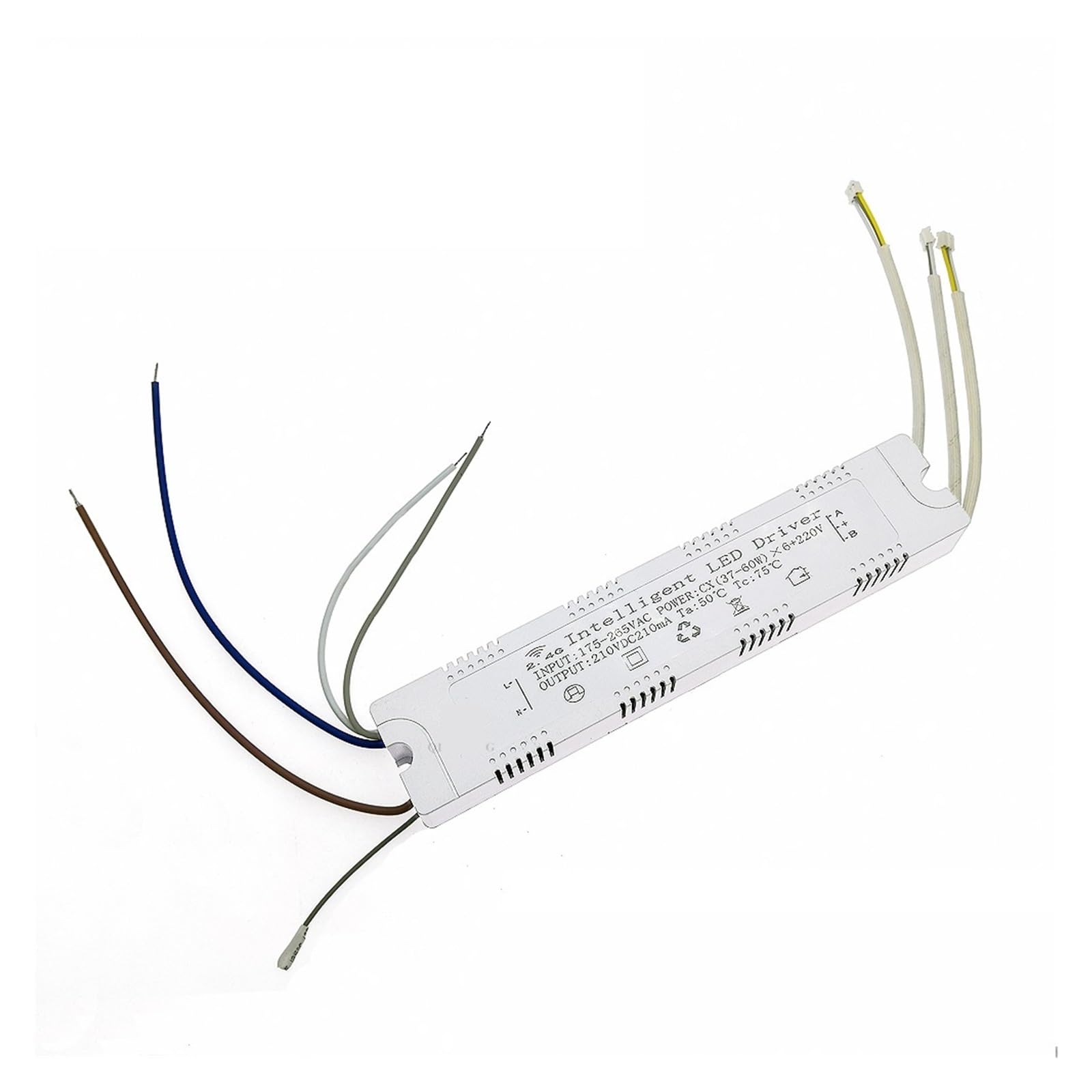 Pilote LED Intelligent 2.4G transformateur d'éclairage 37-60W X6 avec télécommande 220V