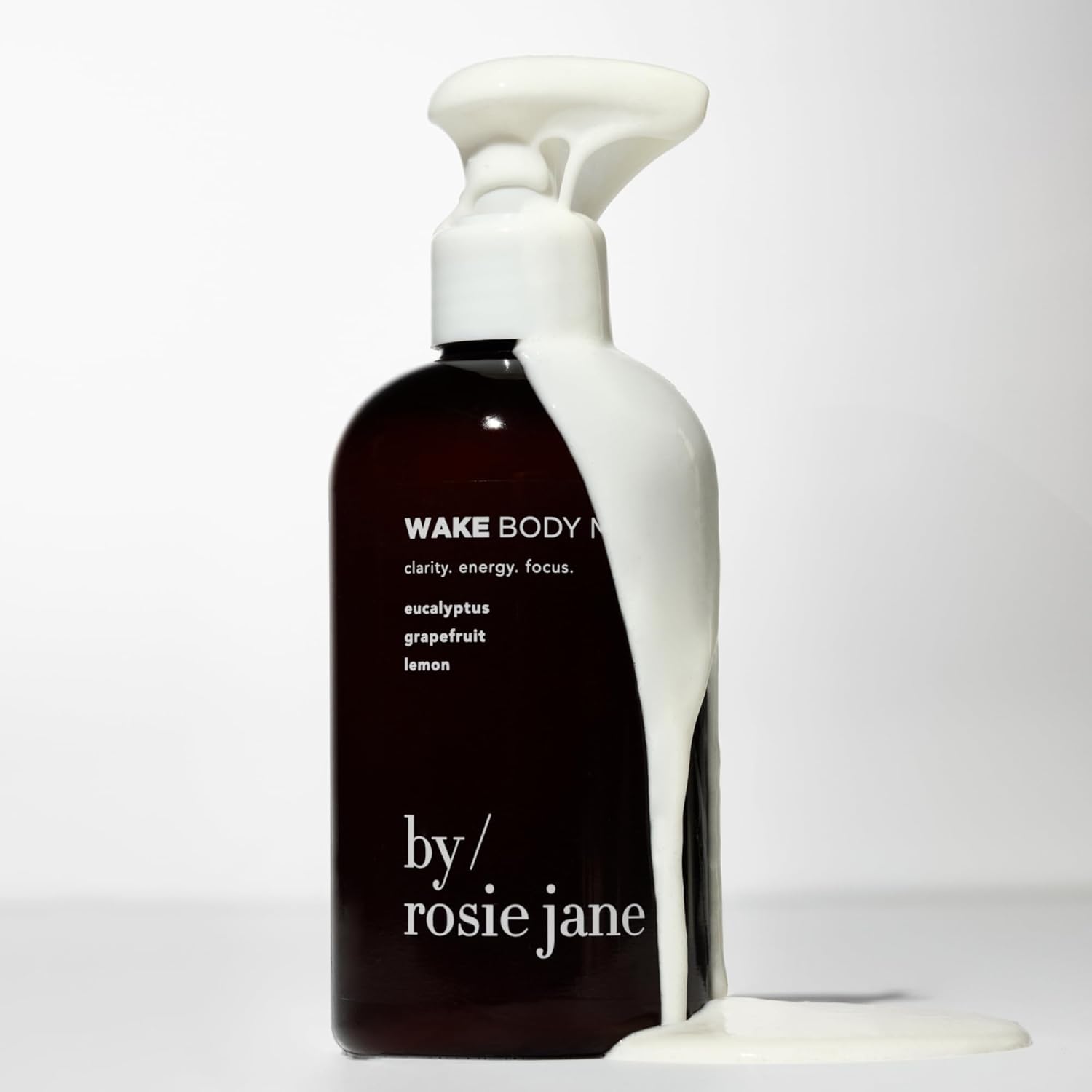 By Rosie Jane Wake Body Milk Skin Care - Milk Toner to Help Tone, Tighten and Hydrate Skin - Body Care Made with Eucalyptus, Grapefruit & Lemon - Helps Promote Anti-Aging & Boost Radiance (250ml)