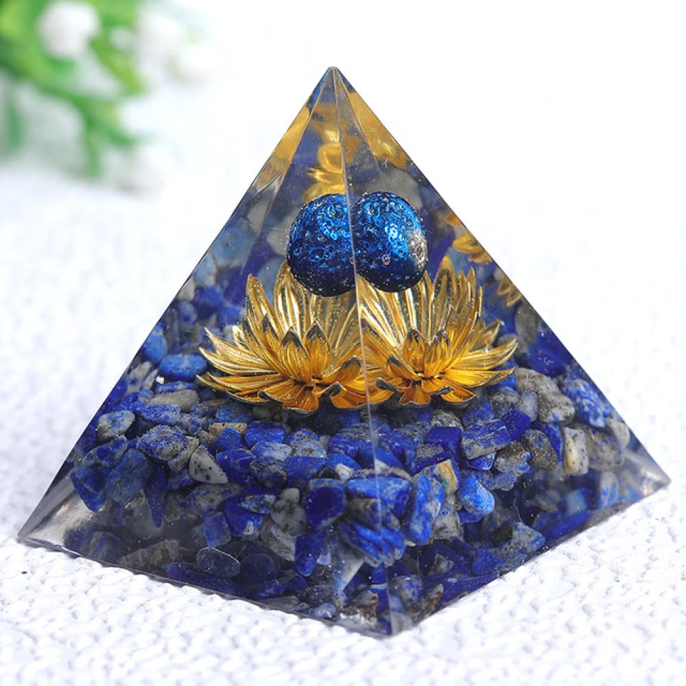 Moule résine pyramide silicone Youther pour créer un décor cristal naturel de salon