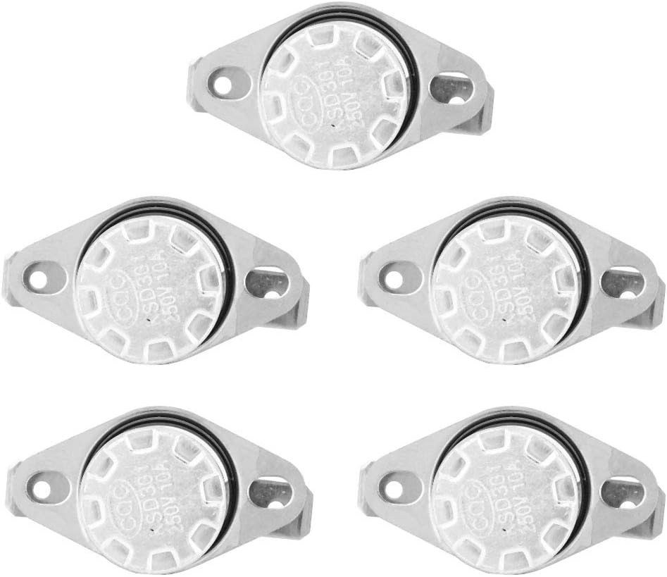 Set 5 Manopole Per Piano Cottura - Diametro 42mm Con Adattatori 6mm E 8mm, Universali Per Fornelli A Gas