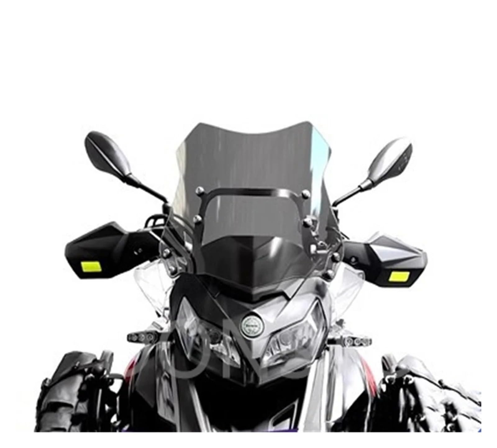 Cúpula Touring para Benelli para TRK502 TRK 502x Gris 38CM/41cm47cm Motocicleta TRK 502/502x Deflectores De Viento Parabrisas Parabrisas Carenabris(Grey 41cm)