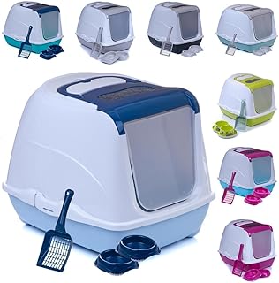 Adena Special Model Extensive Set Offer With Free Choice Of Colours: Cat Toilet In Many Colour Combinations, Jumbo Litter Scoop And Two Bowls product image