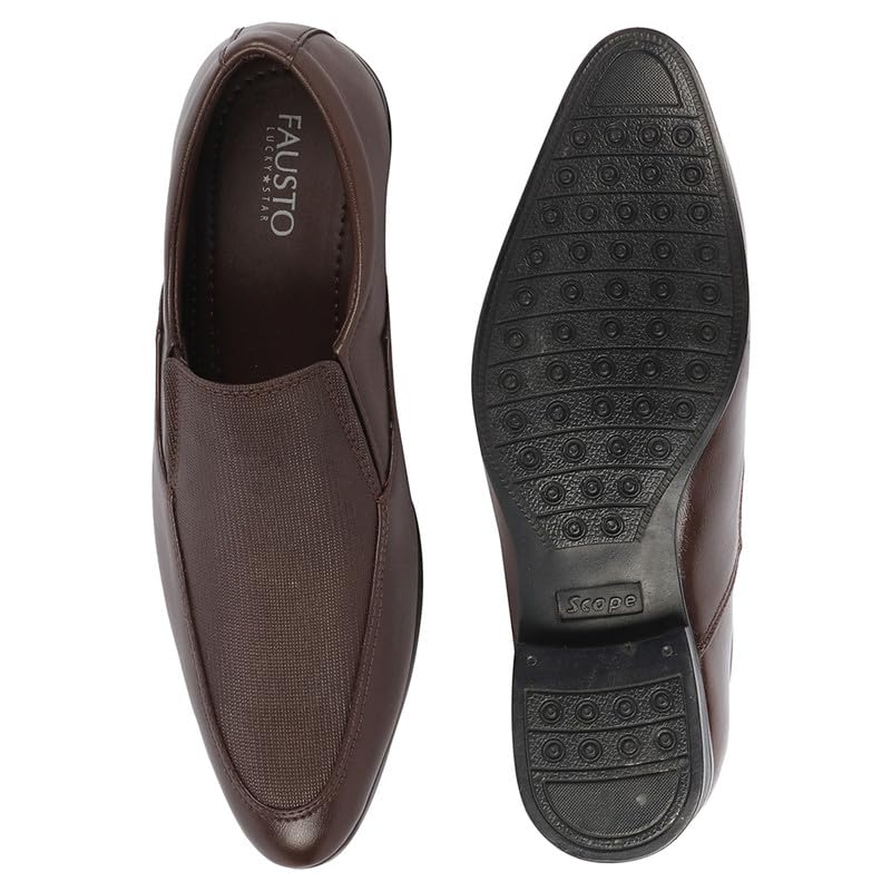 Image of FAUSTO Men Formal Pull-On Shoes