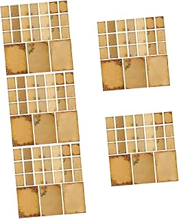 LALAFINA 120 Folhas De Papel Kraft Impressão De Papel Kraft Marrom Envelopes Vintage Cartões De Nota Artigos De Papelaria Papel De Carta Moda Antiga Envelope De Carta Envelope Estilo