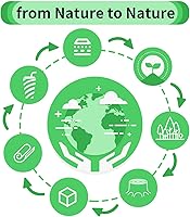 Vista 6 de Pajitas de papel verde de 7.75 pulgadas, paquete de 100 popotes desechables de color verde sólido, paja ecológica reciclable para manualidades