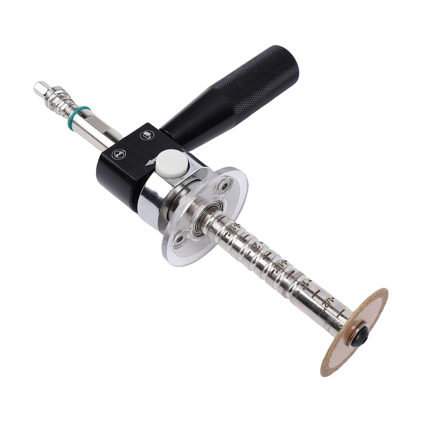 Jectse Internal Pipe Set for Drill, ABS PVC Pipe Cutter Tool with Handle 1/4in Shank, 6-105mm Adjustable Cutting Wheel for PVC ABS Repair Plumbing