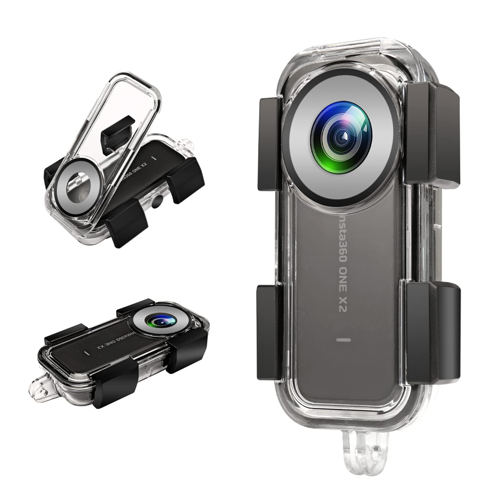 Amazon | iEago RCダイブケース Insta360 One X2用、防水ハウジング 