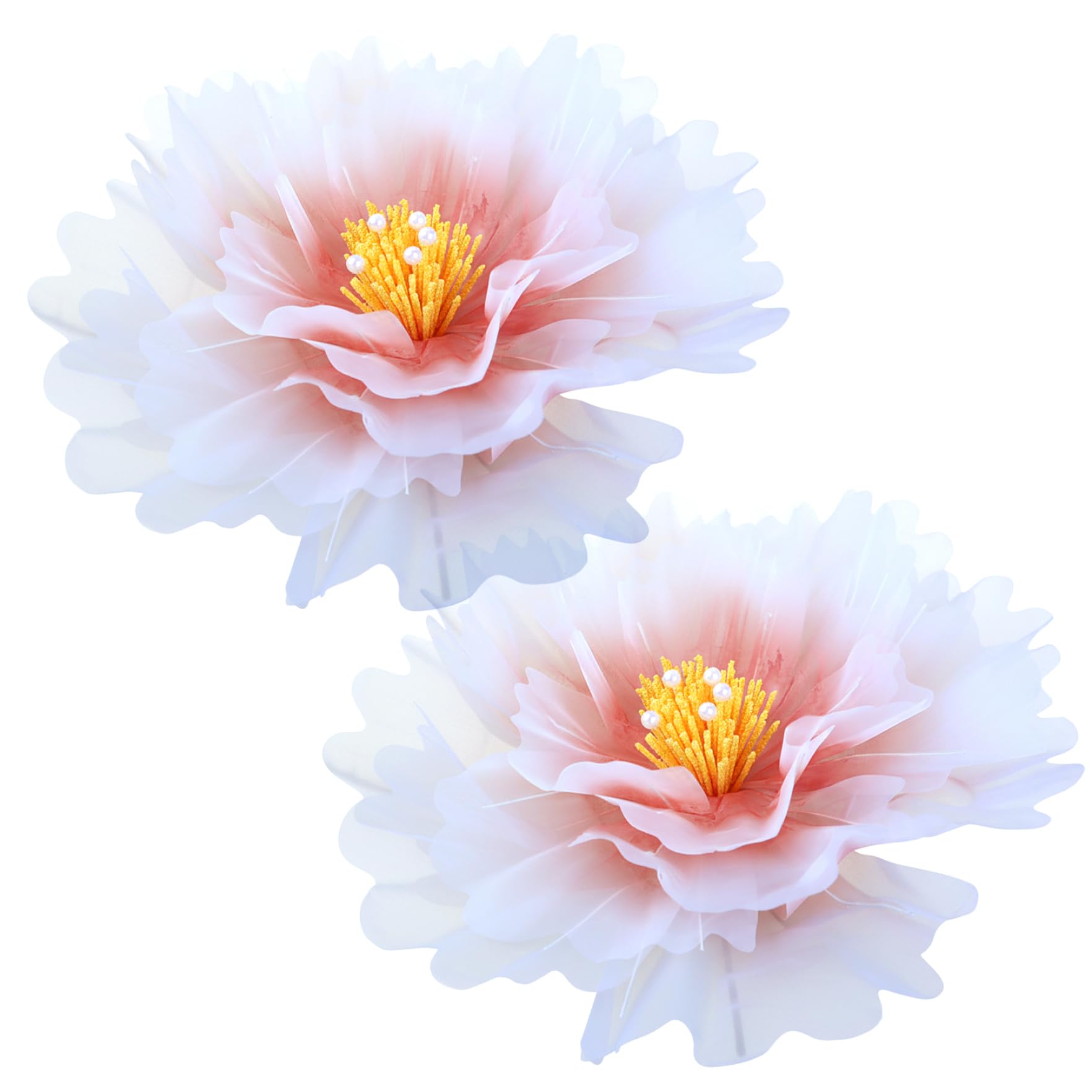 Flores artificiales gigantes que no se marchitan peonías de seda de 50 cm para salones oscuros