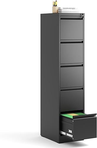 Miniatura 34 de Archivador de 3 cajones, archivadores de metal con cerradura, archivador vertical blanco para oficina en casa, gabinete de almacenamiento de metal