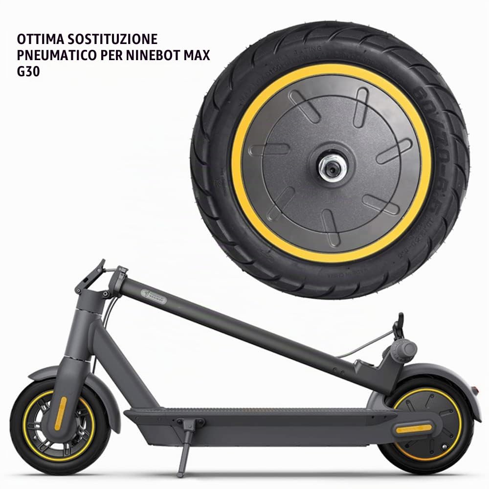 Moteur de Roue motrice 36V 500W, 60/70-6.5 Motore Scooter Elettrico Ruota Motore per Max G30 Scooter Elettrico Ruota motrice Posteriore Pneumatico Motore Riparazione Parti di Ricambio