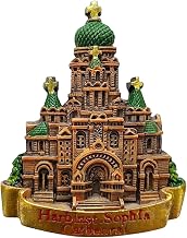 Saint Sophia Cathedral China Refrigerator Magnet 3D Travel Souvenir Fridge Decoration Magnetic Sticker Craft