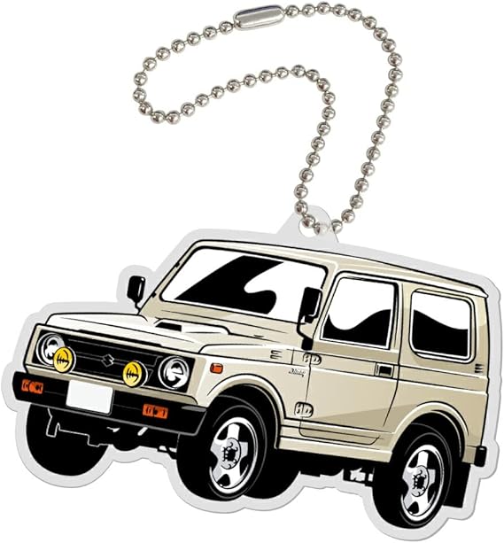 Amazon Co Jp スマホゴ スズキ Jimny Ja11 ジムニー デフォルメ アクリル キーホルダー くるま 車 自動車 愛車 イラスト プレゼント 誕生日 納車祝い A アイボリー Lpa7142 Cl A 車 バイク