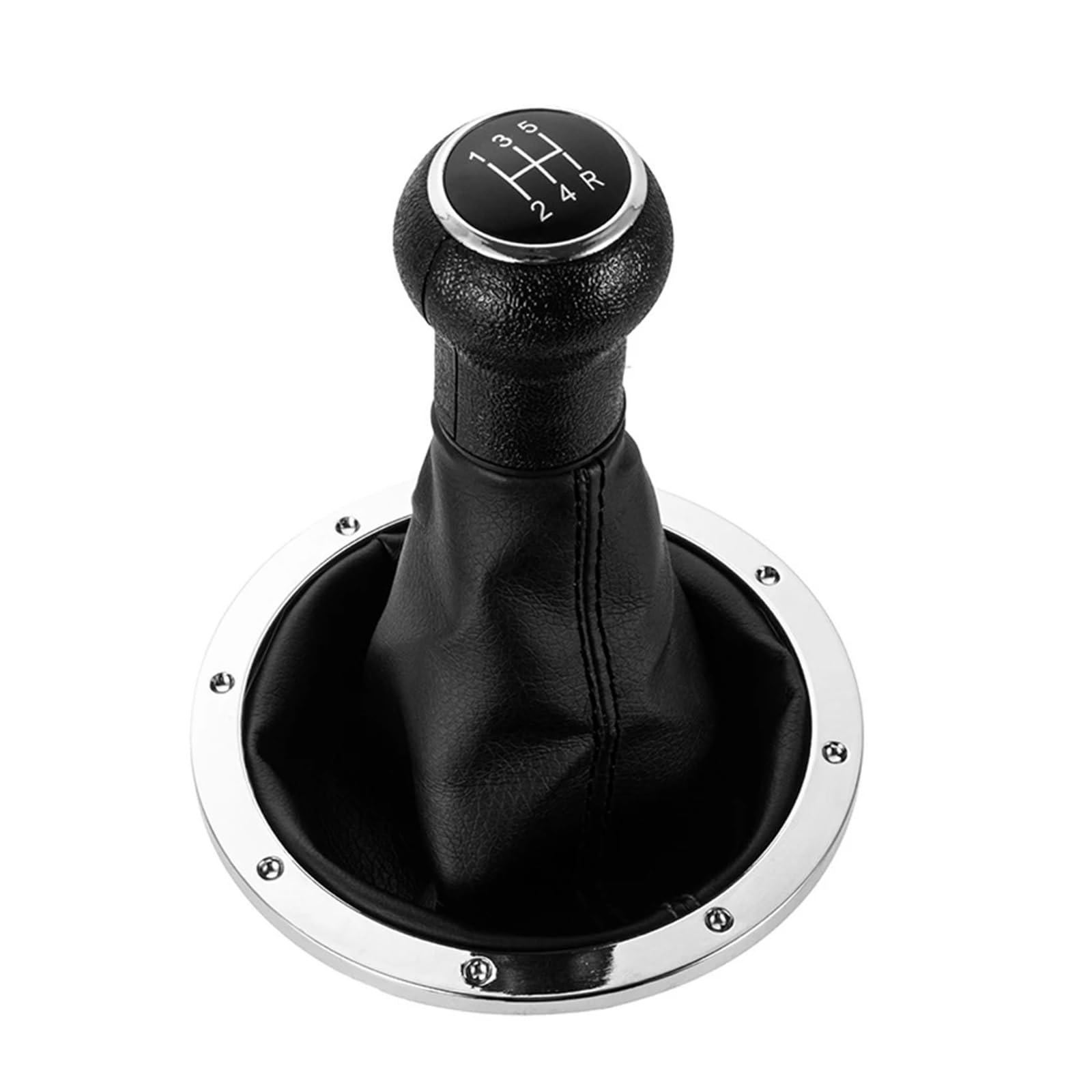 Jeocoai One Color Car Gear Knob 5 For Speed Car Gear Shift Knob Gaiter Boot Cover Lever Shifter Handle For Volkswagen
