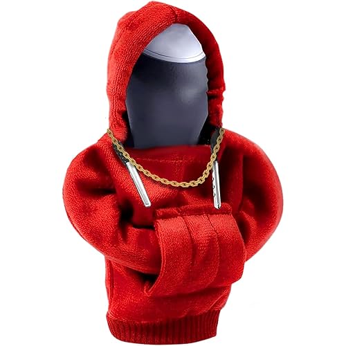 ADGIEN Gear Shift Cover, Gear Shift Hoodie for Automotive Exterior: Universal Car Gear Shift Knob Cover - Funny Shirt Sweater for Shifter Knob - Car Interior Accessories, Shift Knob Hoodie (Red)