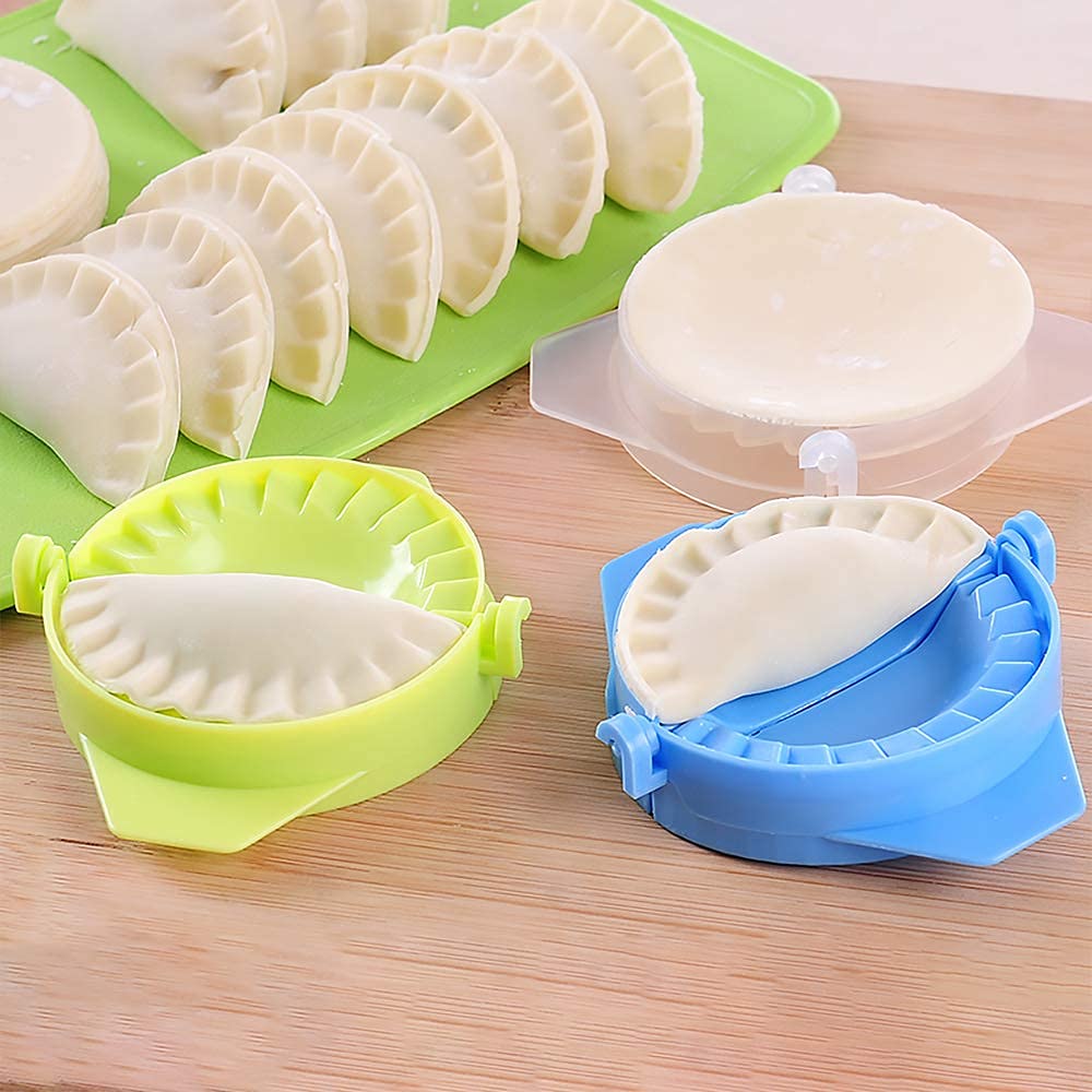 D.V COLLECTION Plastic Momos Maker Garijalu Maker Tools Gujiya Maker Device Easy Mould Machine Cooking Tool Multicolor Set of (1)