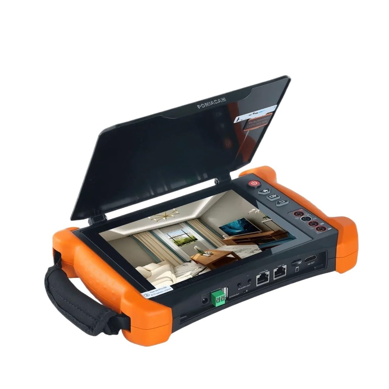 CVFRDD CCTV Tester Monitor X9 MOVTADHS Full Features H.265 AHD SDI CVBS TVI CVI IP Camera Tester With TDR Cable Trace Multimeter