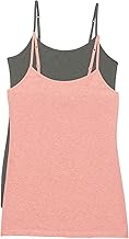Felina | Organic Cotton Camisole 2-Pack | Plant-Based Dyes | Hypoallergenic | Adjustable Straps