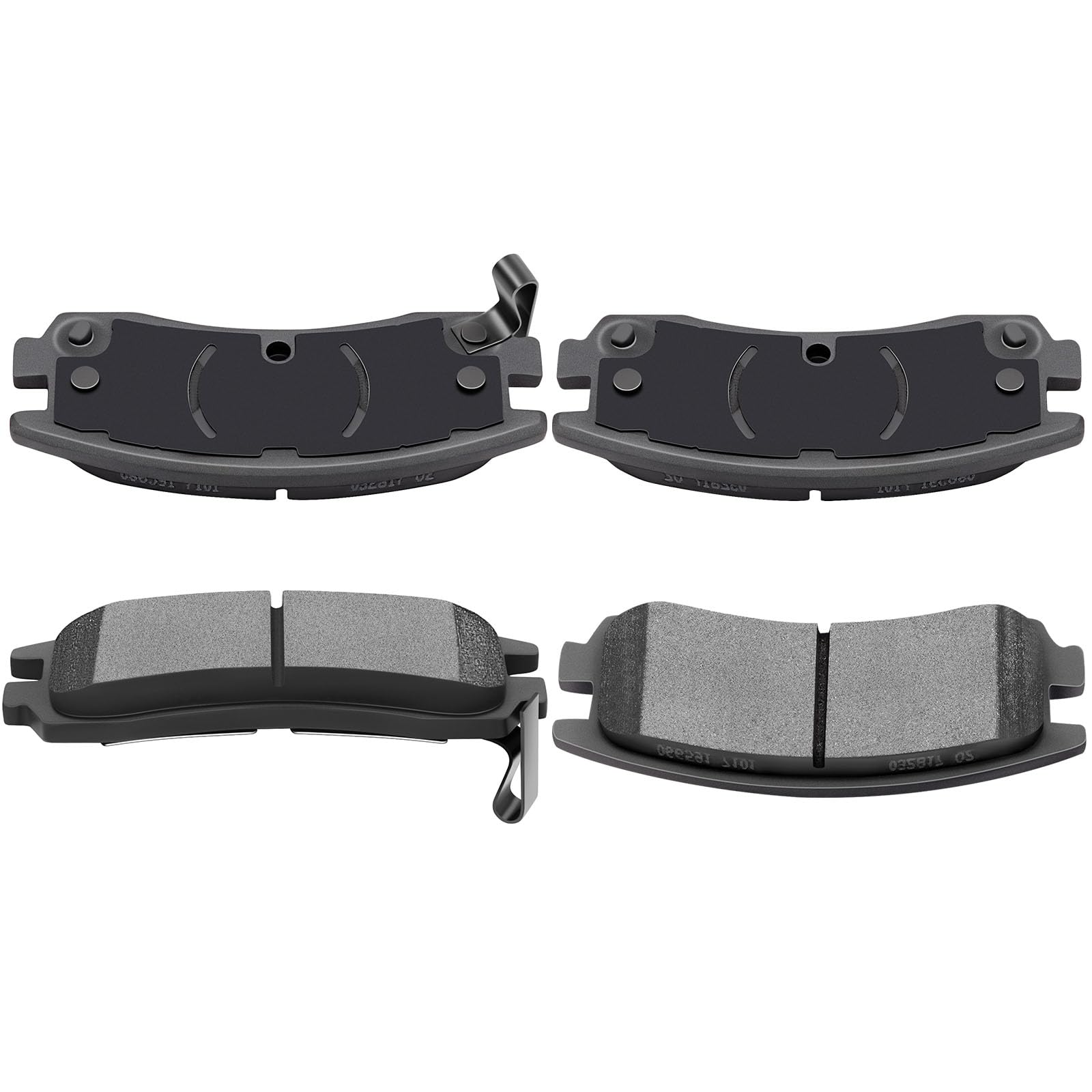 AUTOMUT - Ceramic Disc Brake Pads Rear D698 w/Hardware