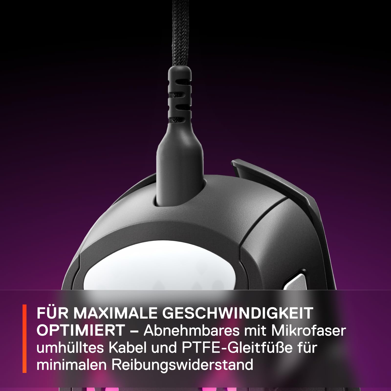 SteelSeries Aerox 5 RGB Gaming-Mouse TrueMove Air-Sensor 18.000 DPI wasserabweisend