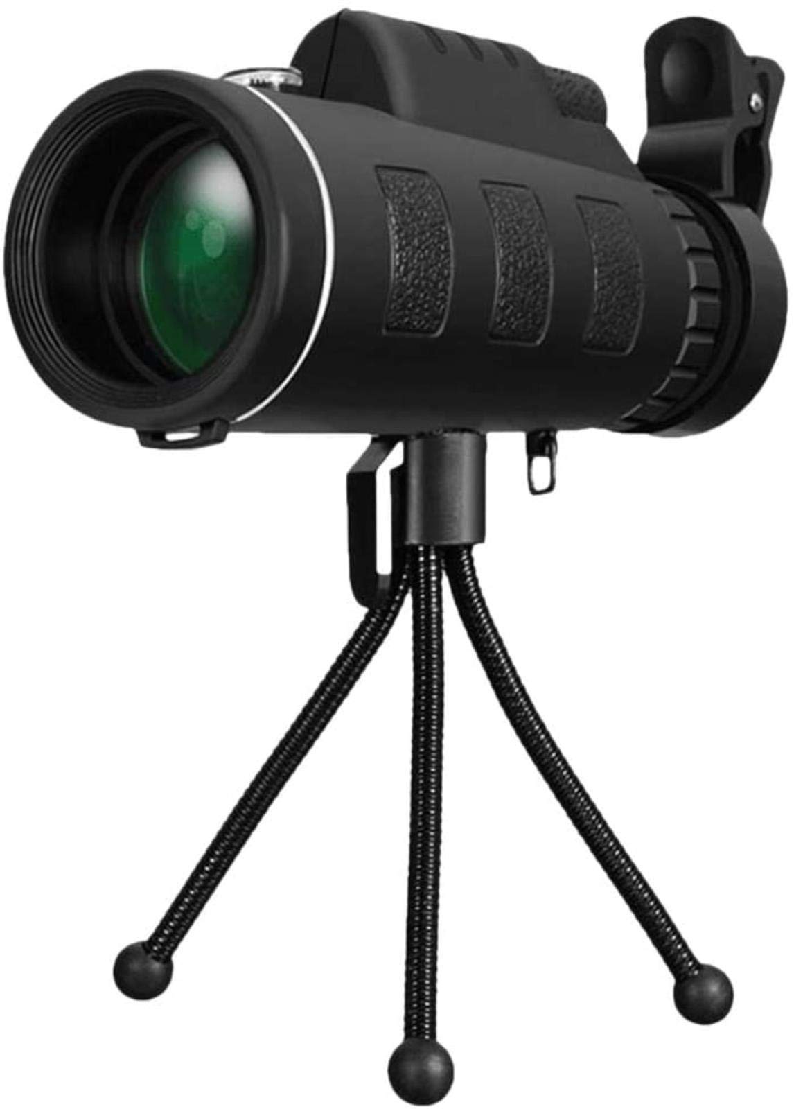 Binoculares Alta Potencia, telescopio monocular monocular 40x60 Alto observación Aves con trípode observación Aves Camping Interior/Exterior