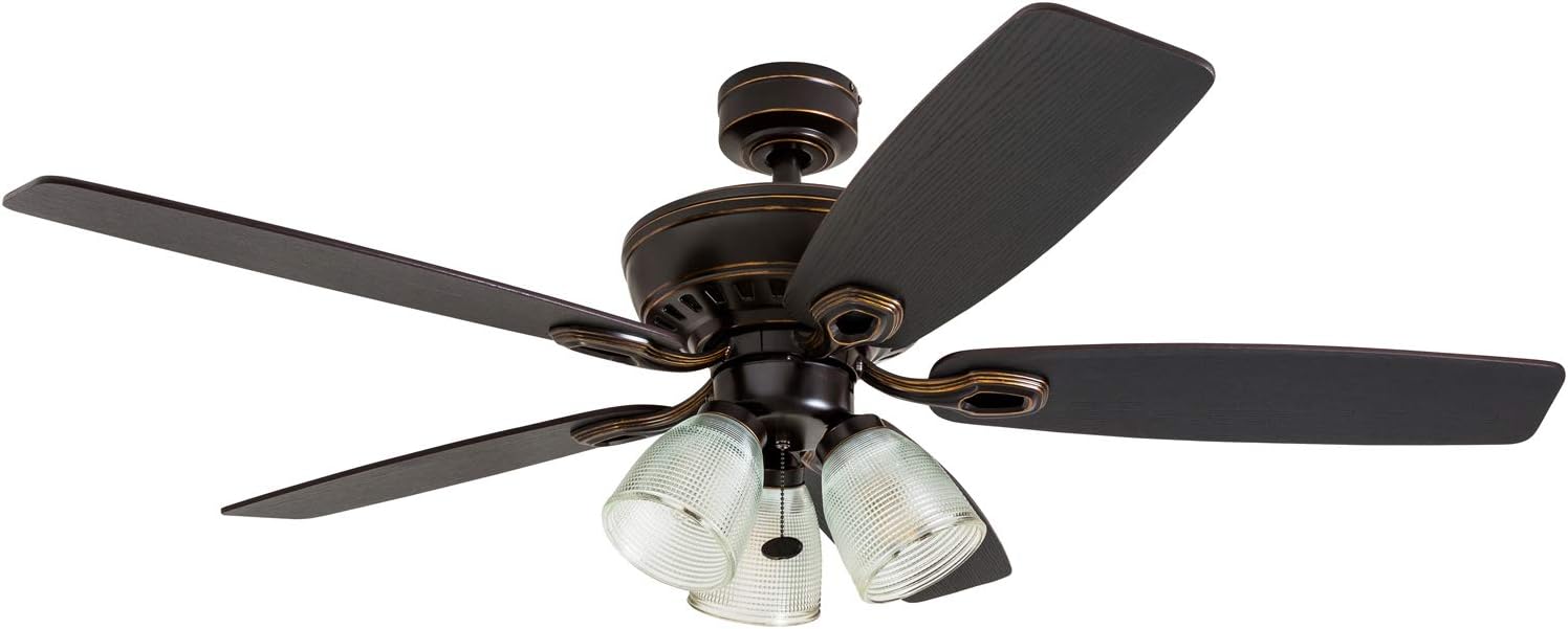 Bеѕt Dеаl Chеар 🛒 Prominence Home 51017 Marston Rustic Farmhouse Ceiling Fan, 52, Oil Rubbed Bronze