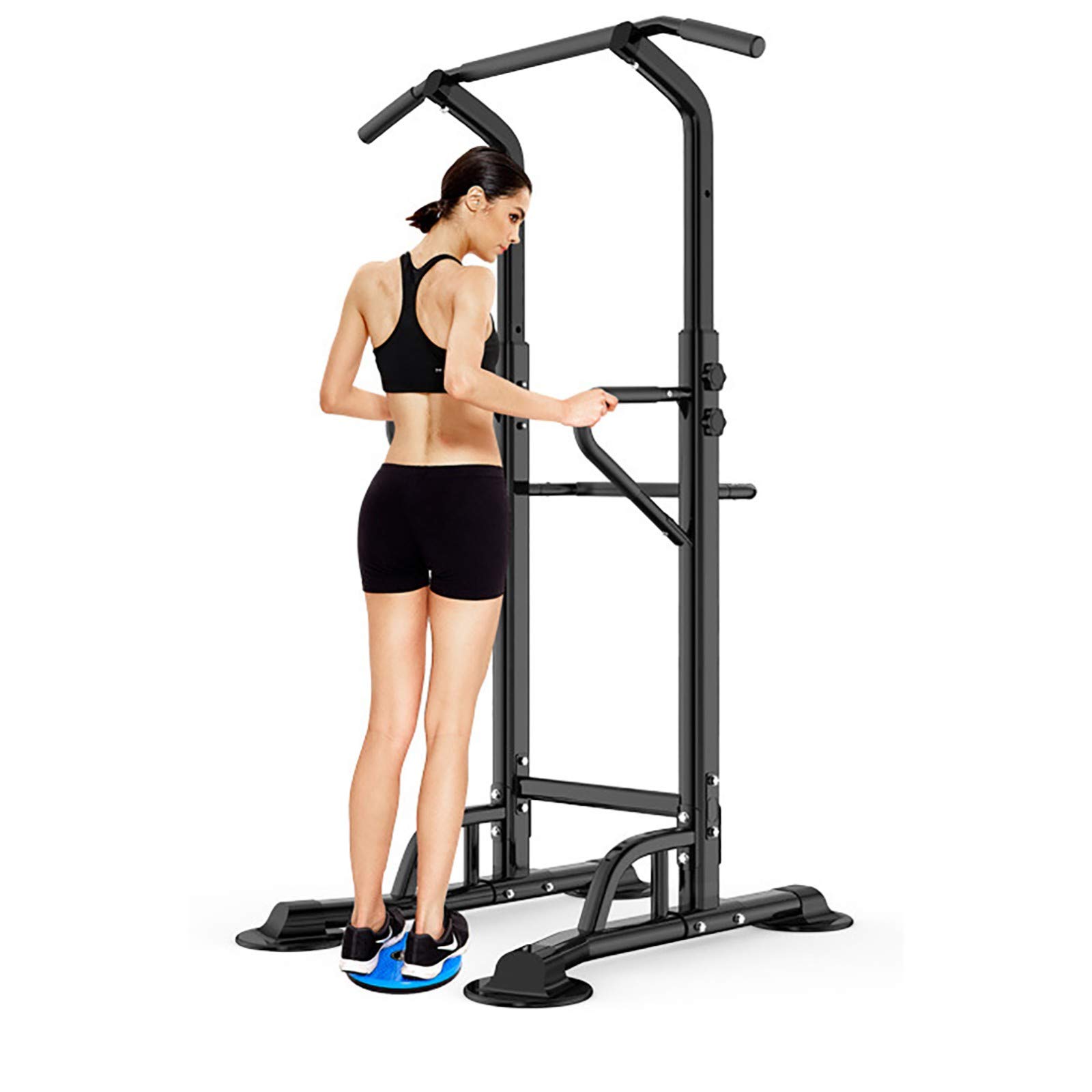 Squat Rack Barra per pull-up Pull-up per uso domestico singole barre parallele barra orizzontale per interni che allunga barre parallele per allenamento per adulti A