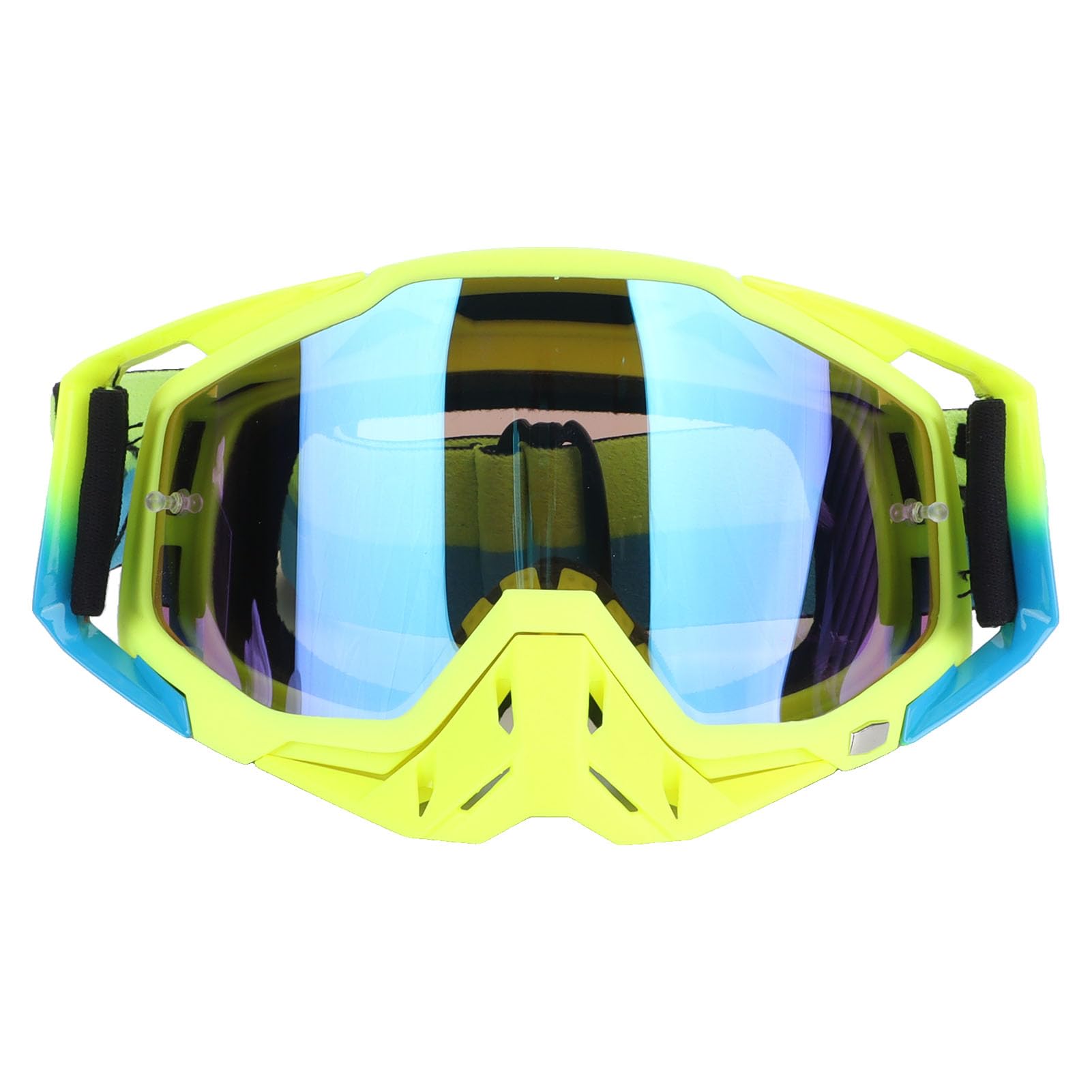 DAUZ Gafas de Motocross, Gafas de Motocicleta de TPU, Visión Clara para Viajes