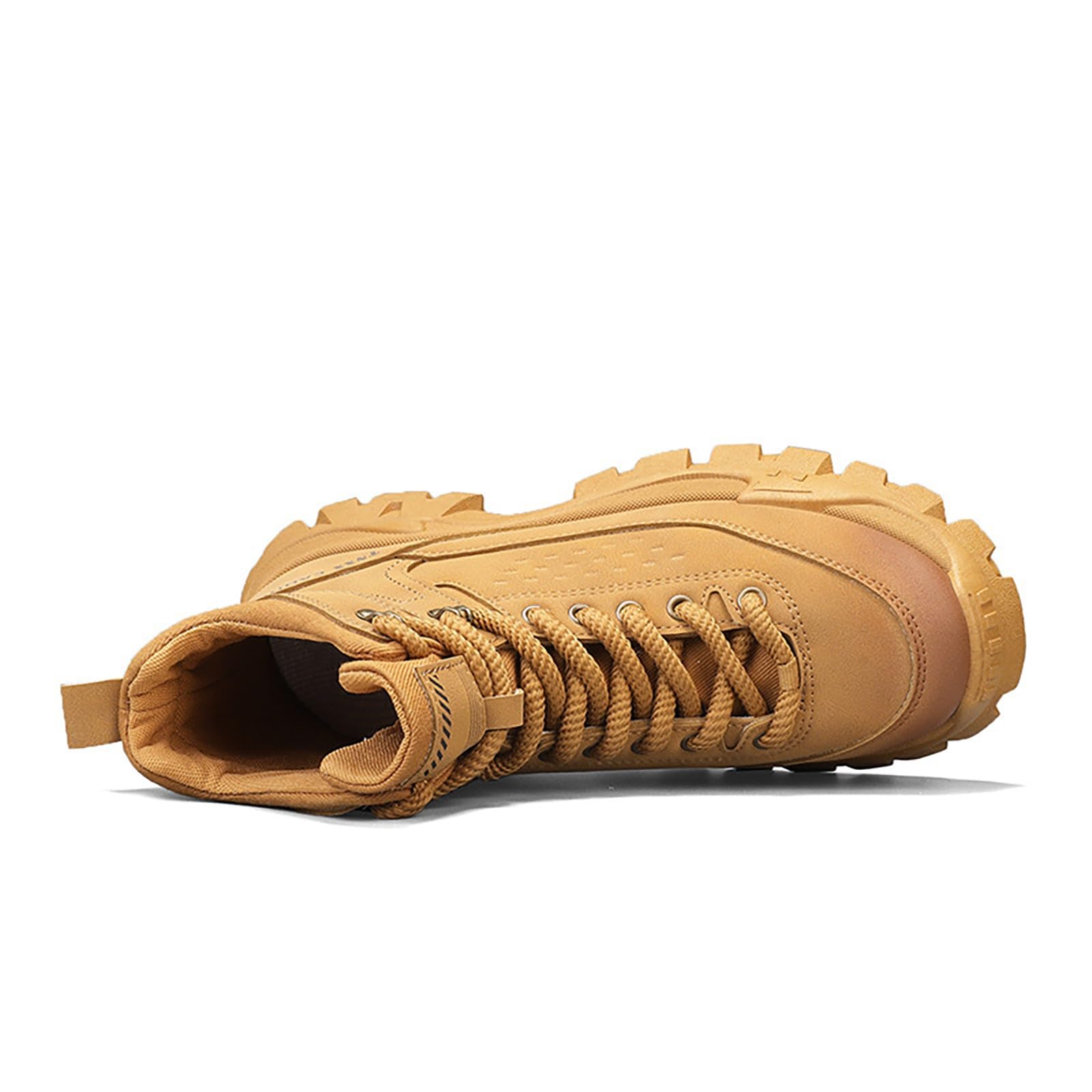 Chaussures de randonnée mi-hautes pour homme - Chaussures d'extérieur avec lacets - Semelle épaisse - Chaussures de marche imperméables - Antidérapantes - Confortables - Pour la randonnée et le sport