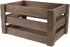 Rustic food storage Wooden nesting sorting basket Rectangular display crate Suitable for organizing vegetables and fruits Farmhouse style storage box Kitchen
