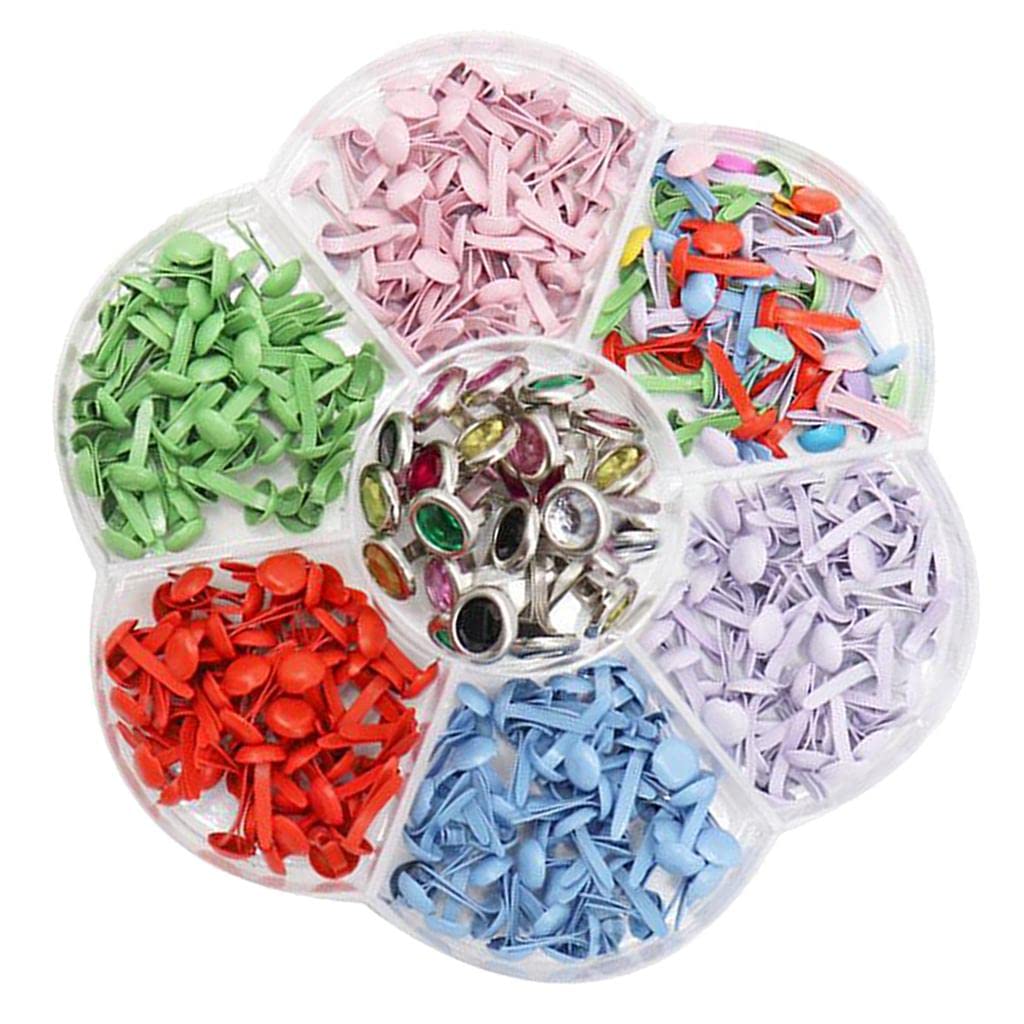 10 zestawów łączników do papieru, DIY, metalowe dzielone szpilki, ćwieki, rękodzieło, do tworzenia kart, scrapbookingu, styl 2